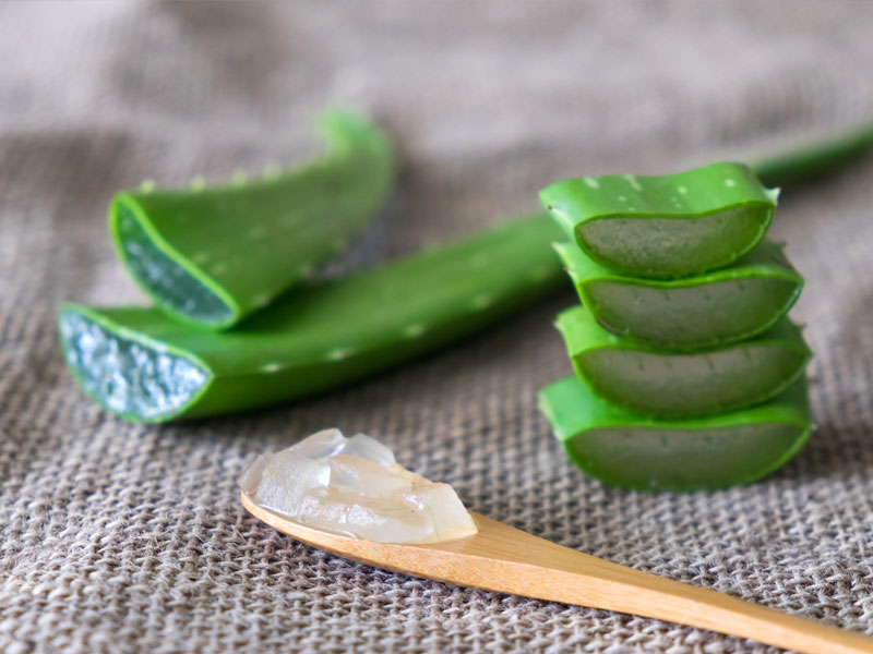 Mascarilla refrescante con mascarilla verde y aloe vera